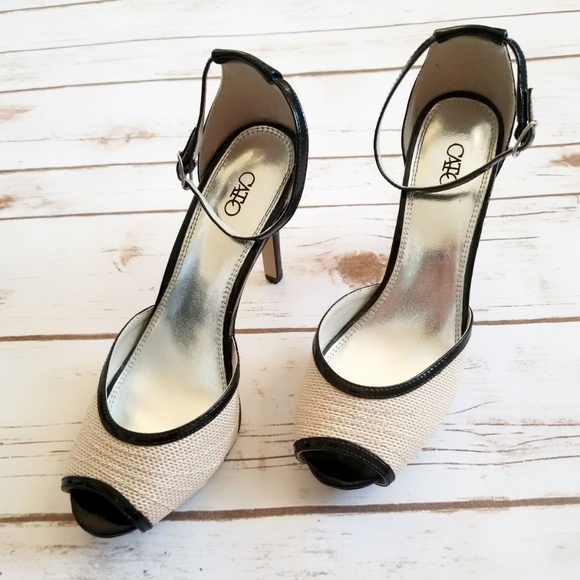 Cato Shoes - Cato peep toe heels with ankle strap Size 8